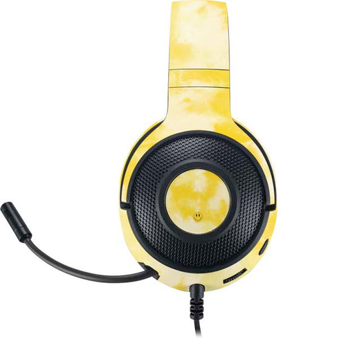 Yellow Tie Die Razer Kraken X Skin
